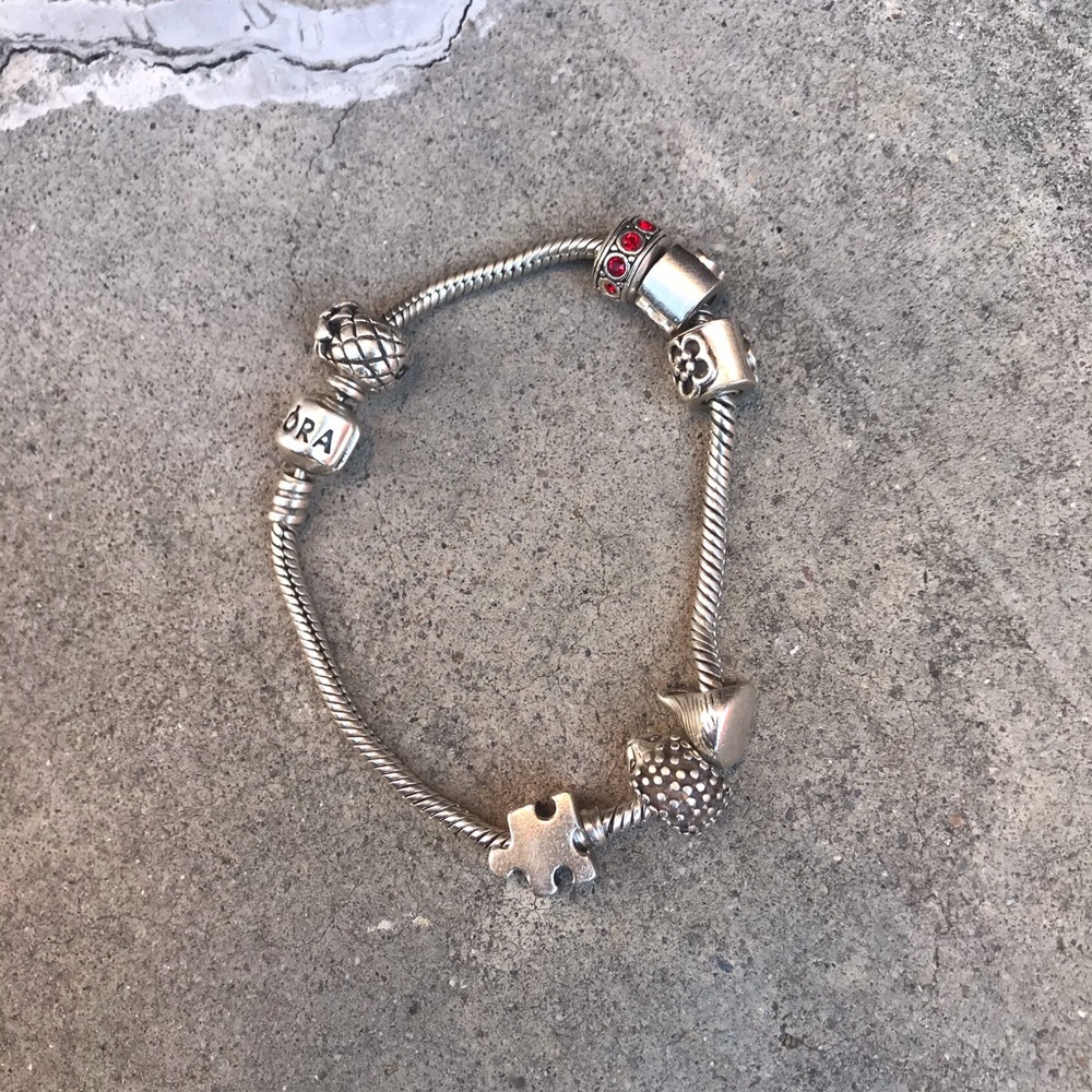 Pandora Bracelet + Charms